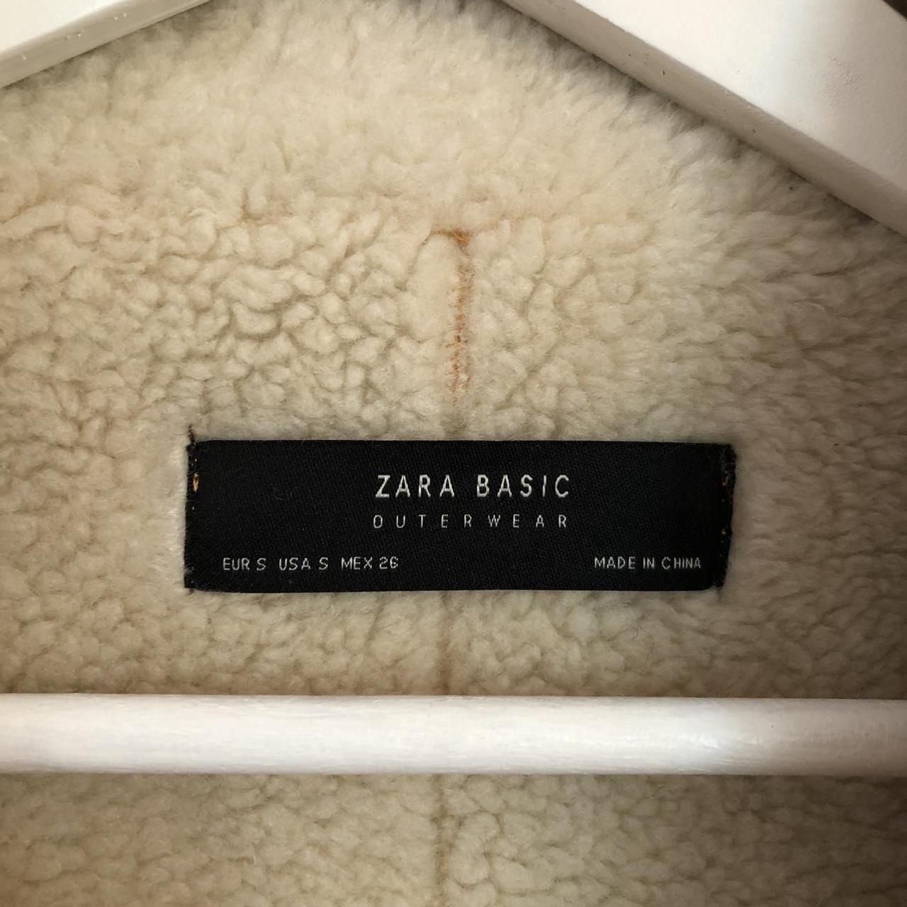 Zara, mustard yellow suede, faux fur lining and... - Depop