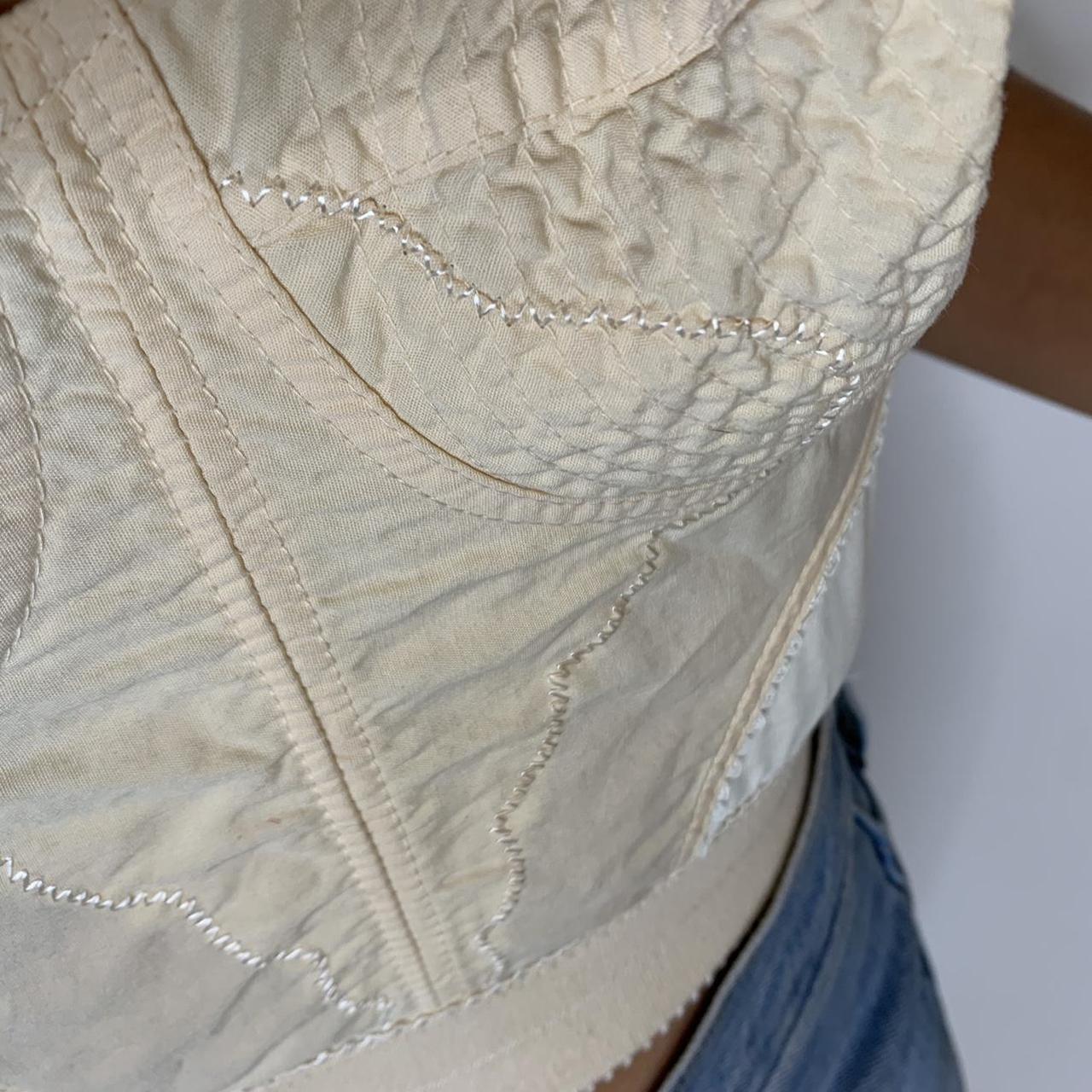Product Image 4 - Vintage longline bra in cream.