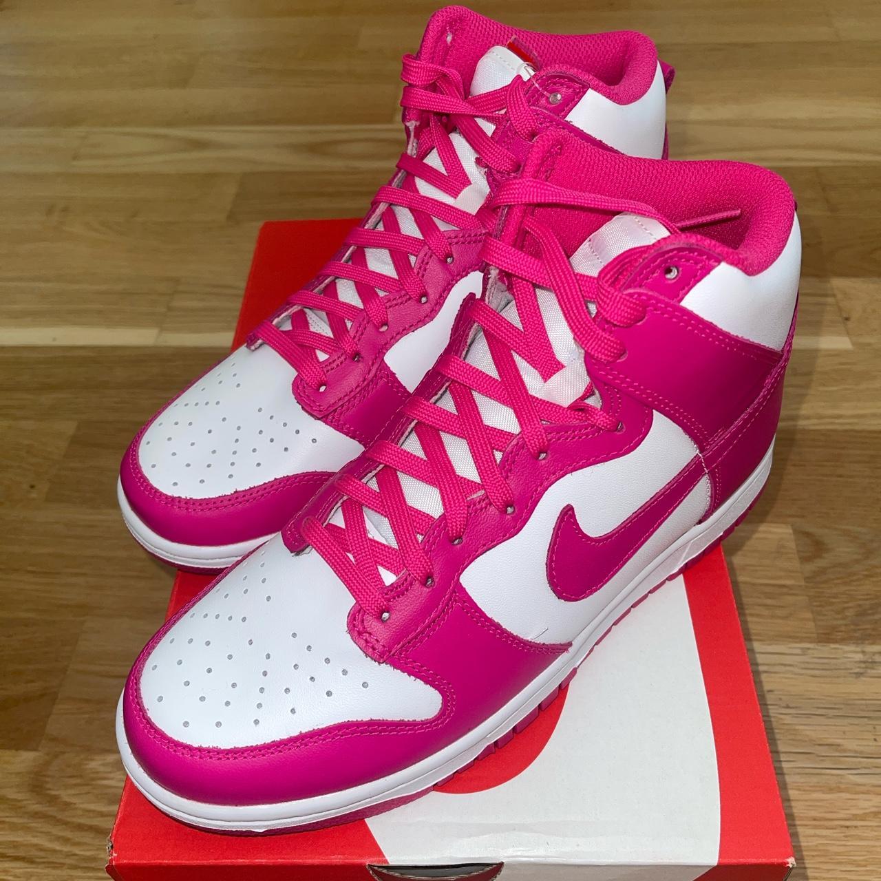Nike Dunk High Pink Prime UK5/US7.5 100% genuine,... - Depop