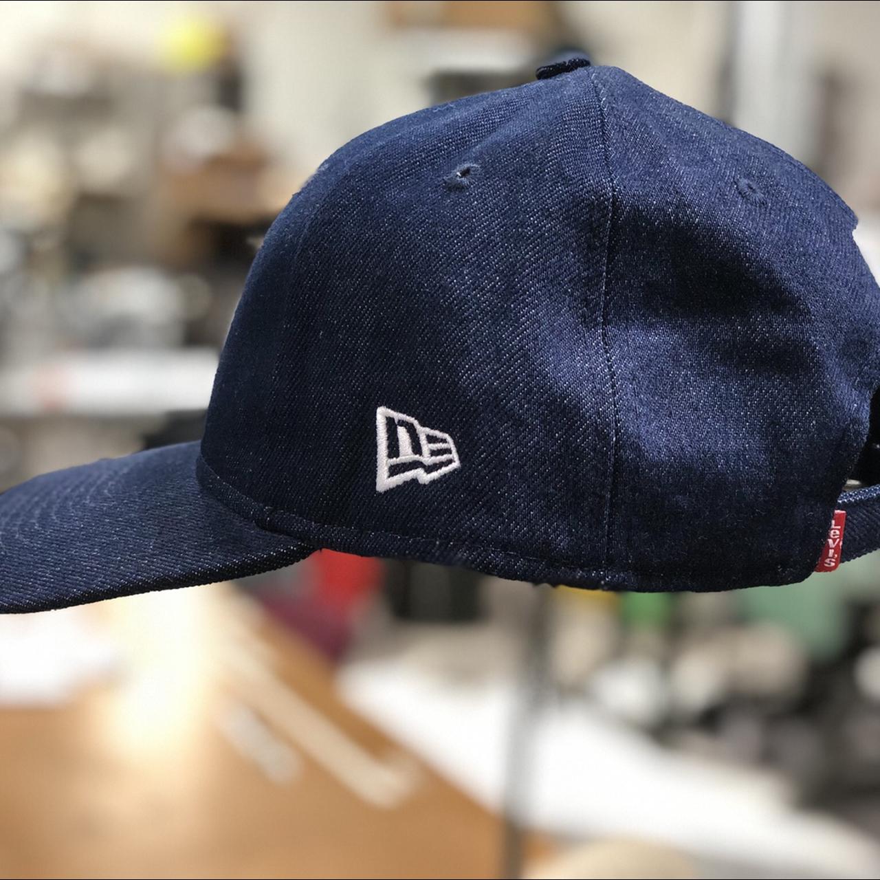 MLB X LEVI’S new era denim strapback hat. This hat... Depop