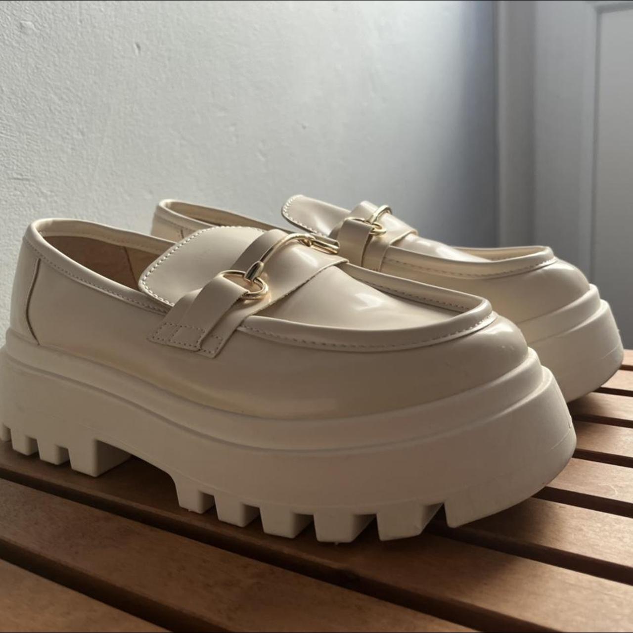 asos platform loafers