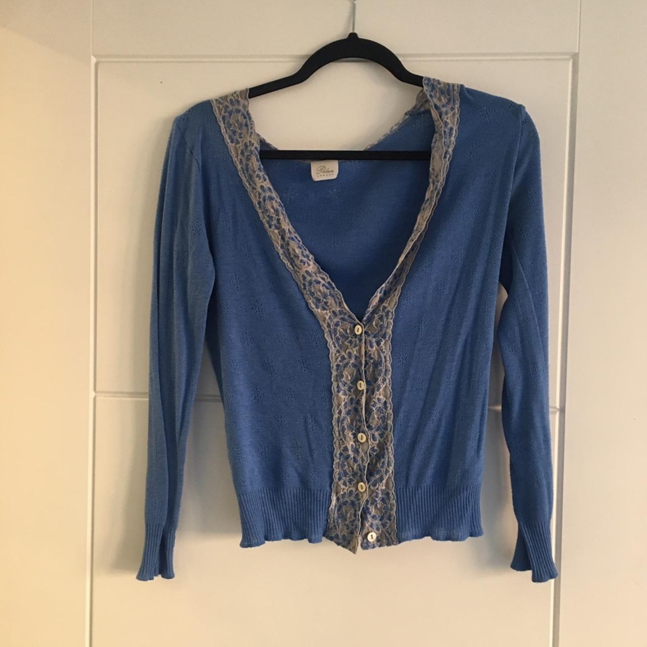 Vintage brand blue cardigan with buttons. Love this... - Depop