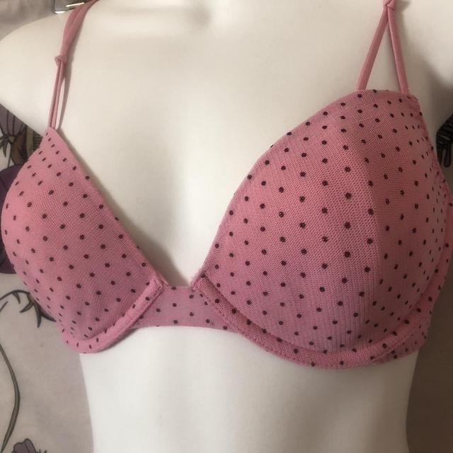 DNKY Womens Bras. Pink & grey. Worn a few times. - Depop