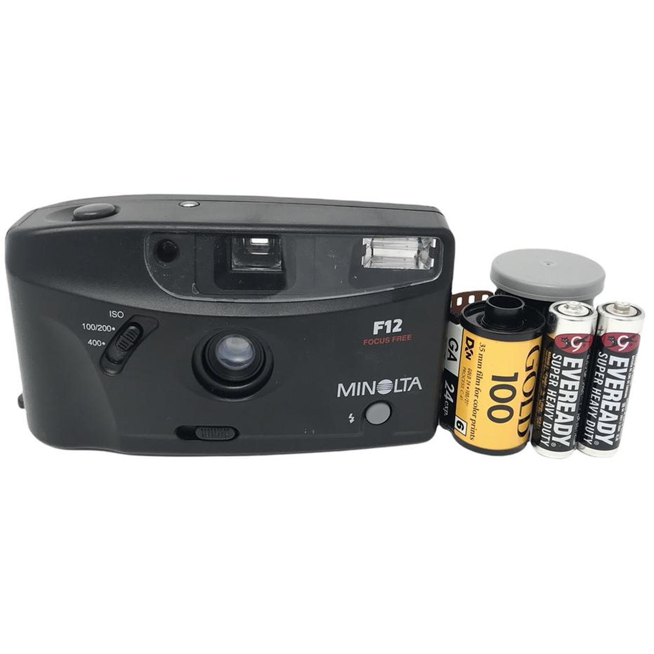 Minolta F12 Focus Free 35mm Film Camera Built in... Depop