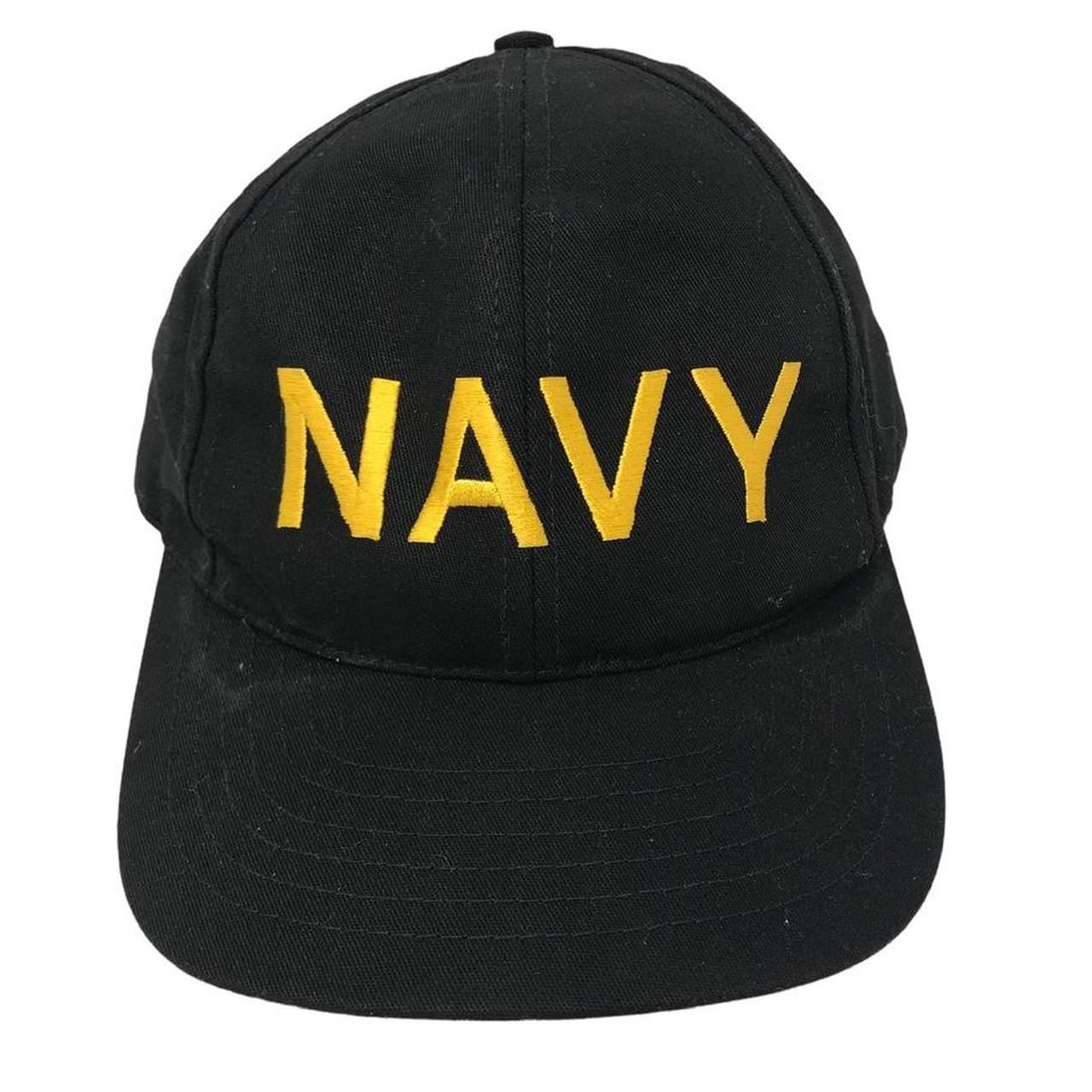 Vintage 90’s US Navy spell out SnapBack hat. Made in... - Depop