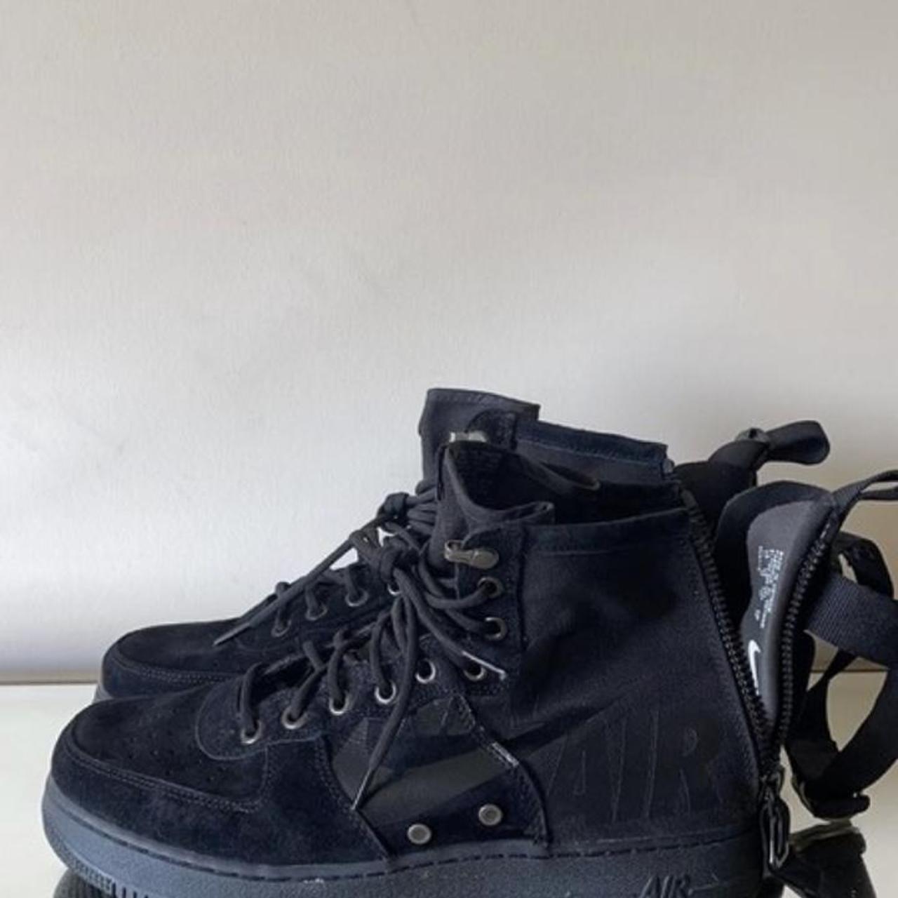 nike sf air force 1 triple black