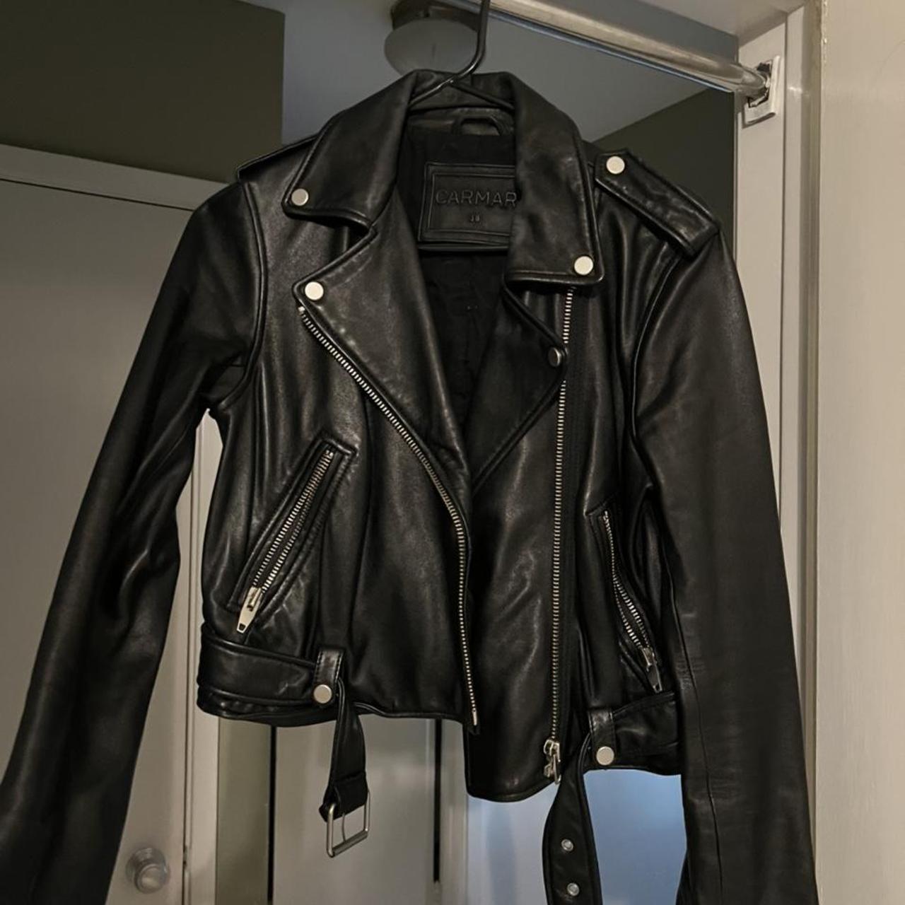 LF Carmar Real Leather Jacket. Size 38, best fits a... - Depop