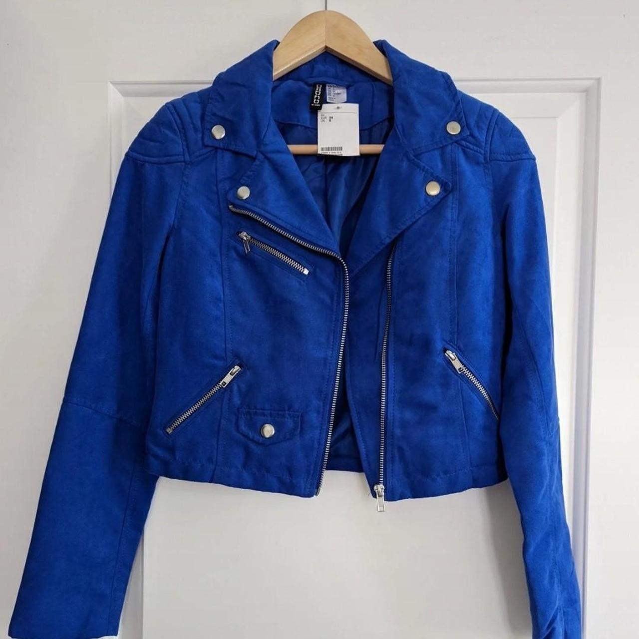 H&M Women's Blue Jacket Depop
