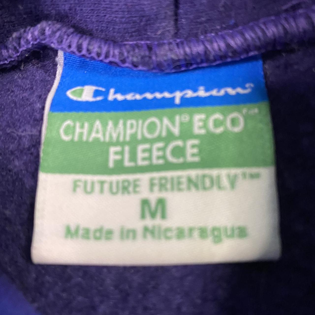 Champion Men's Purple and White Hoodie (4)