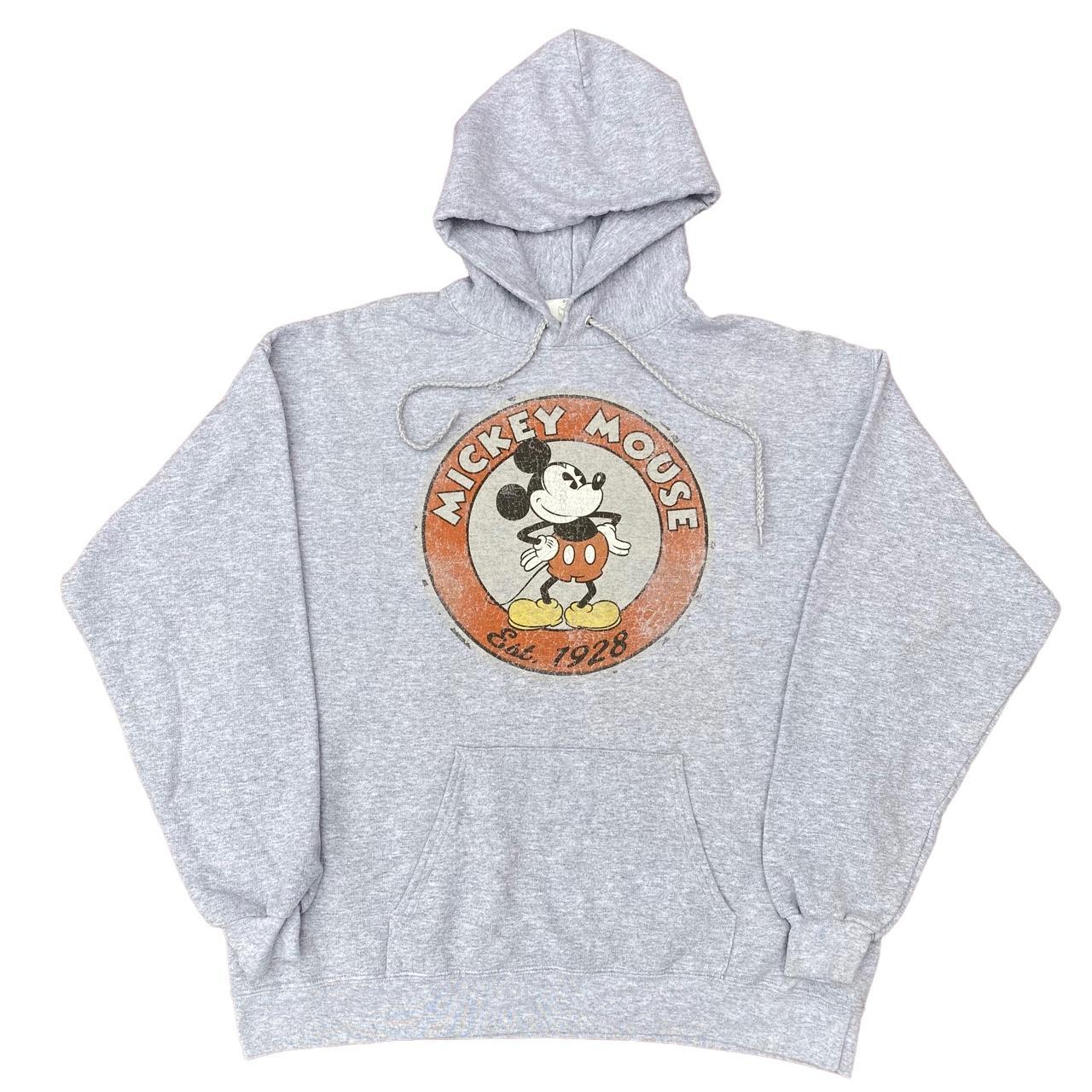 Mickey mouse pullover hoodie on sale men's