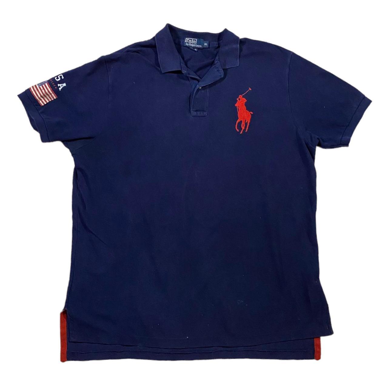 Vintage Polo Ralph Lauren Big pony polo style shirt... - Depop