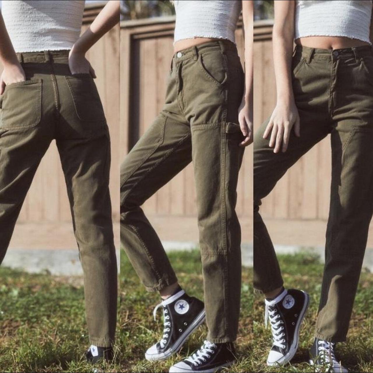 Brandy Melville Cargo Pants worn once! waist... Depop