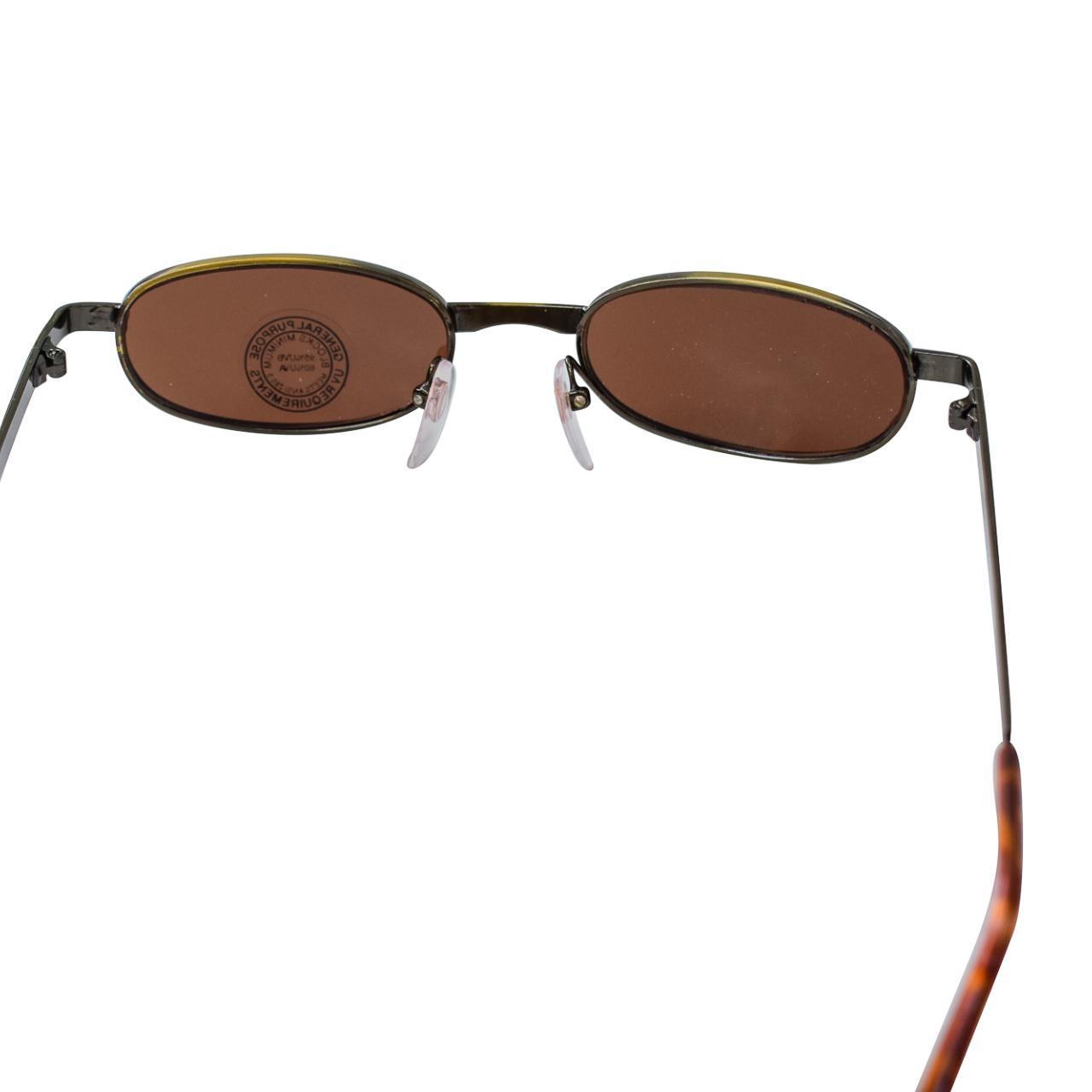 Men's Brown Sunglasses Depop