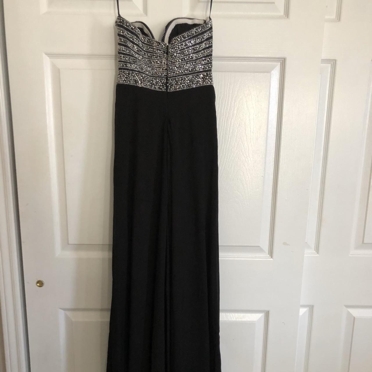 black prom dress size 0