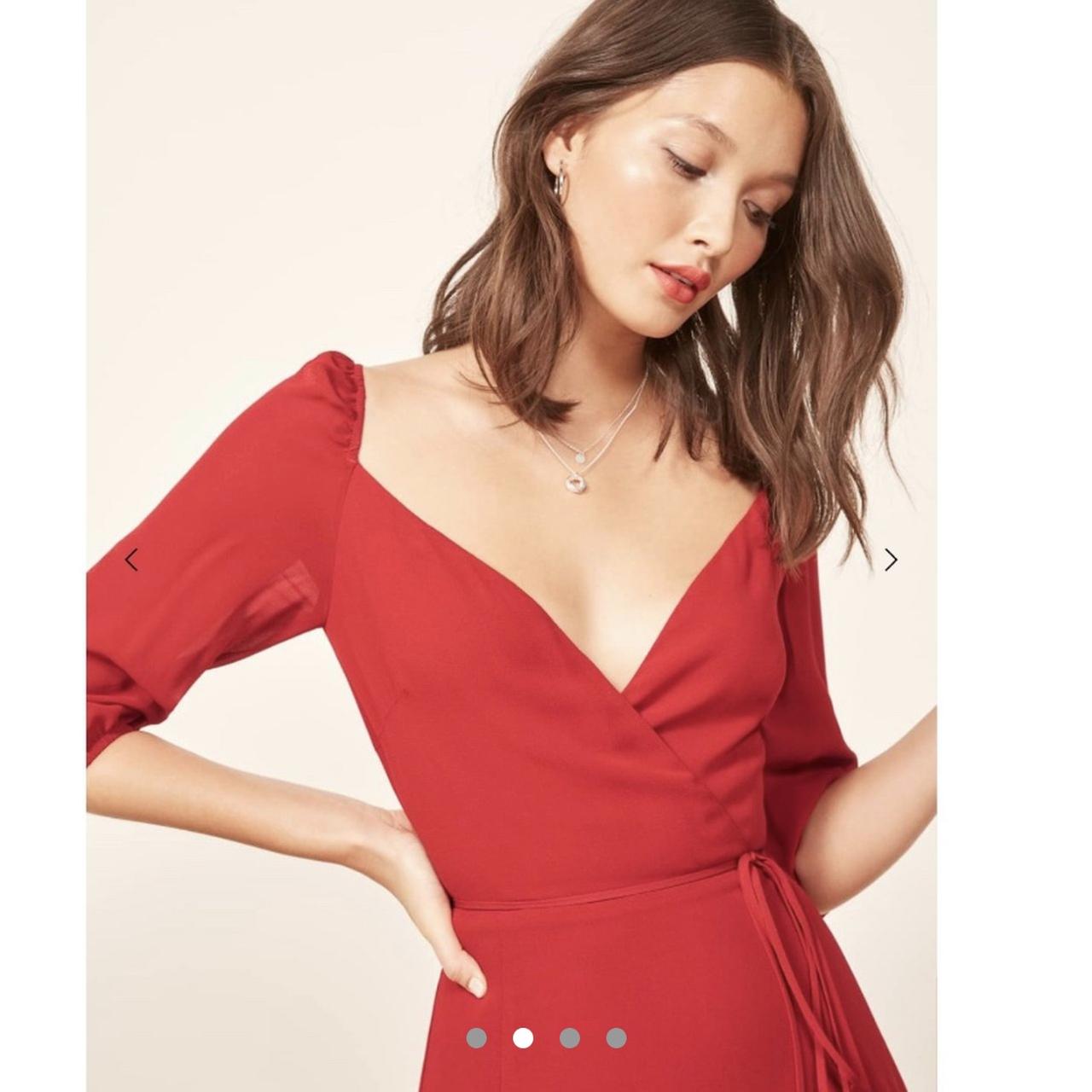 Reformation Eveleigh Dress in Lipstick💄 , ❣️ Retail...