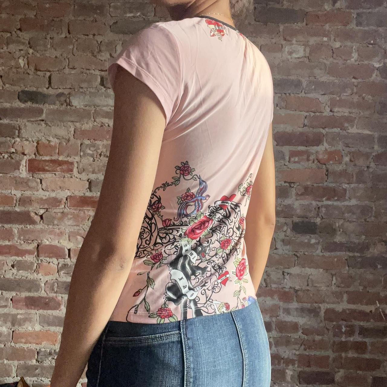 Product Image 3 - pink t shirt w tattoo