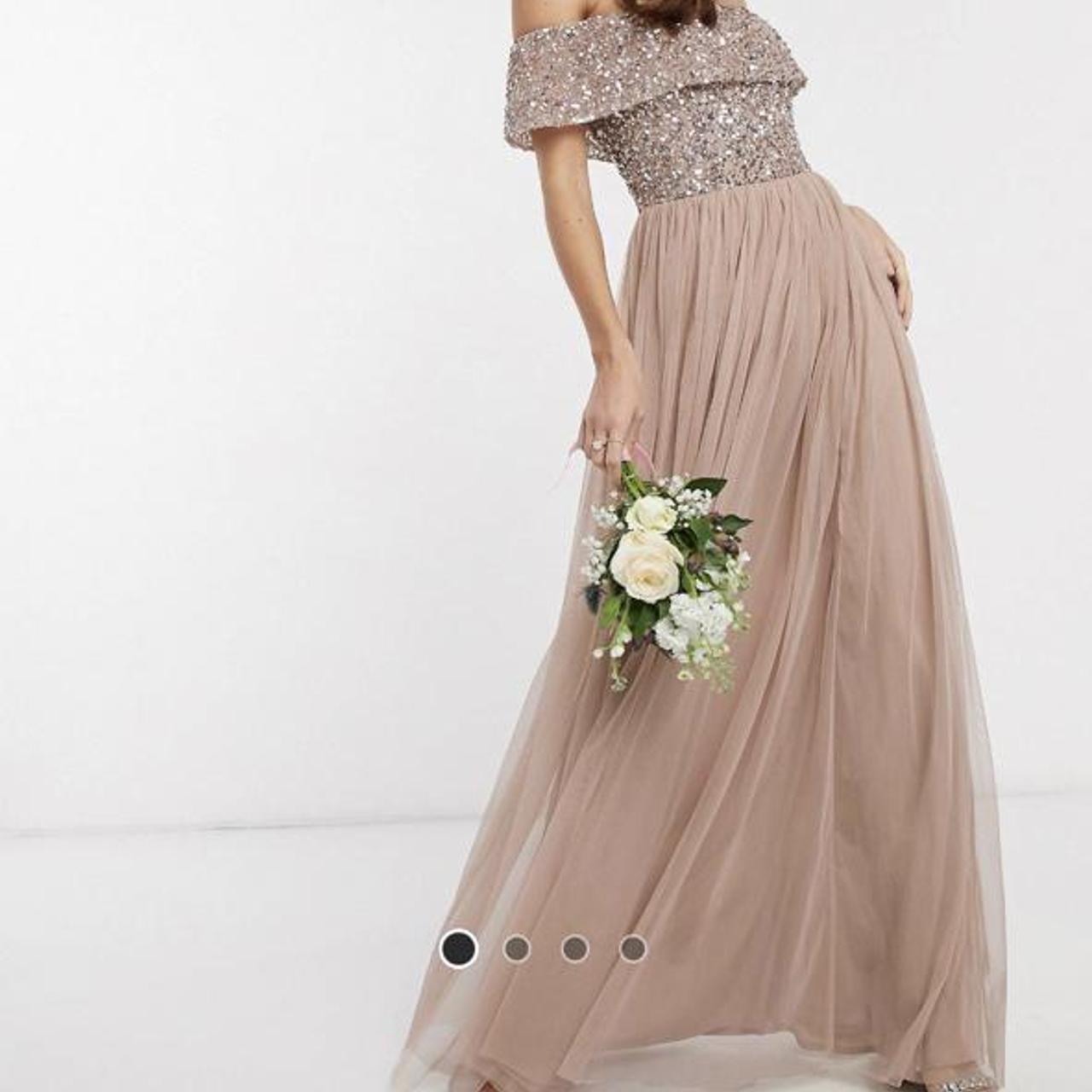 Maya bridesmaid shop taupe blush