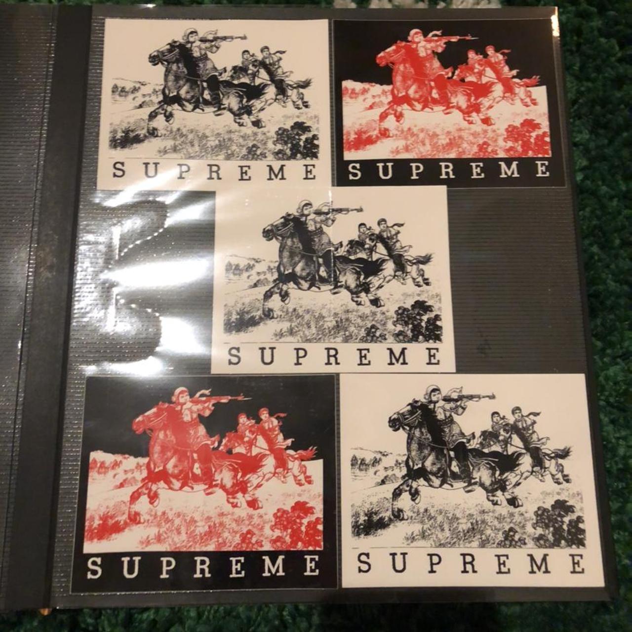 Supreme 2025 riders sticker