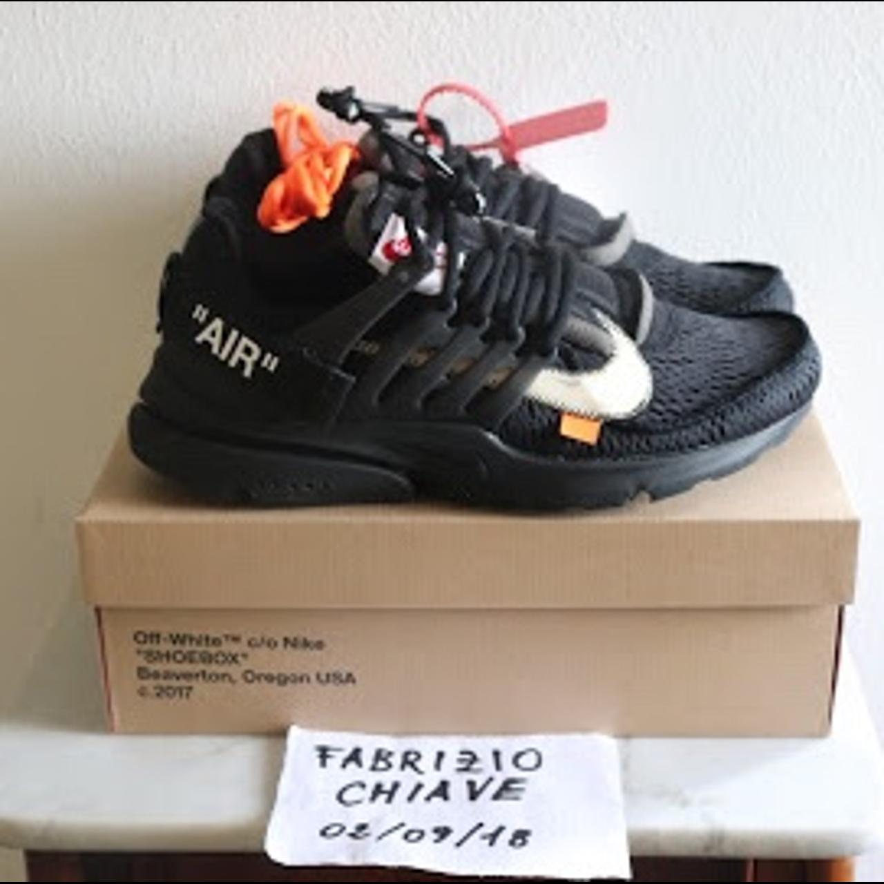 Off white presto hot sale black box