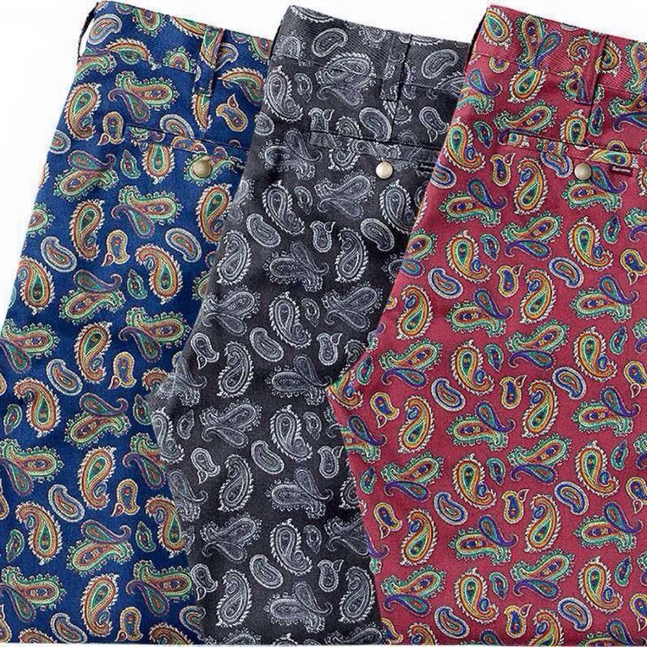 WTB/ LOOKING FOR Supreme work pants Paisley burg/... - Depop