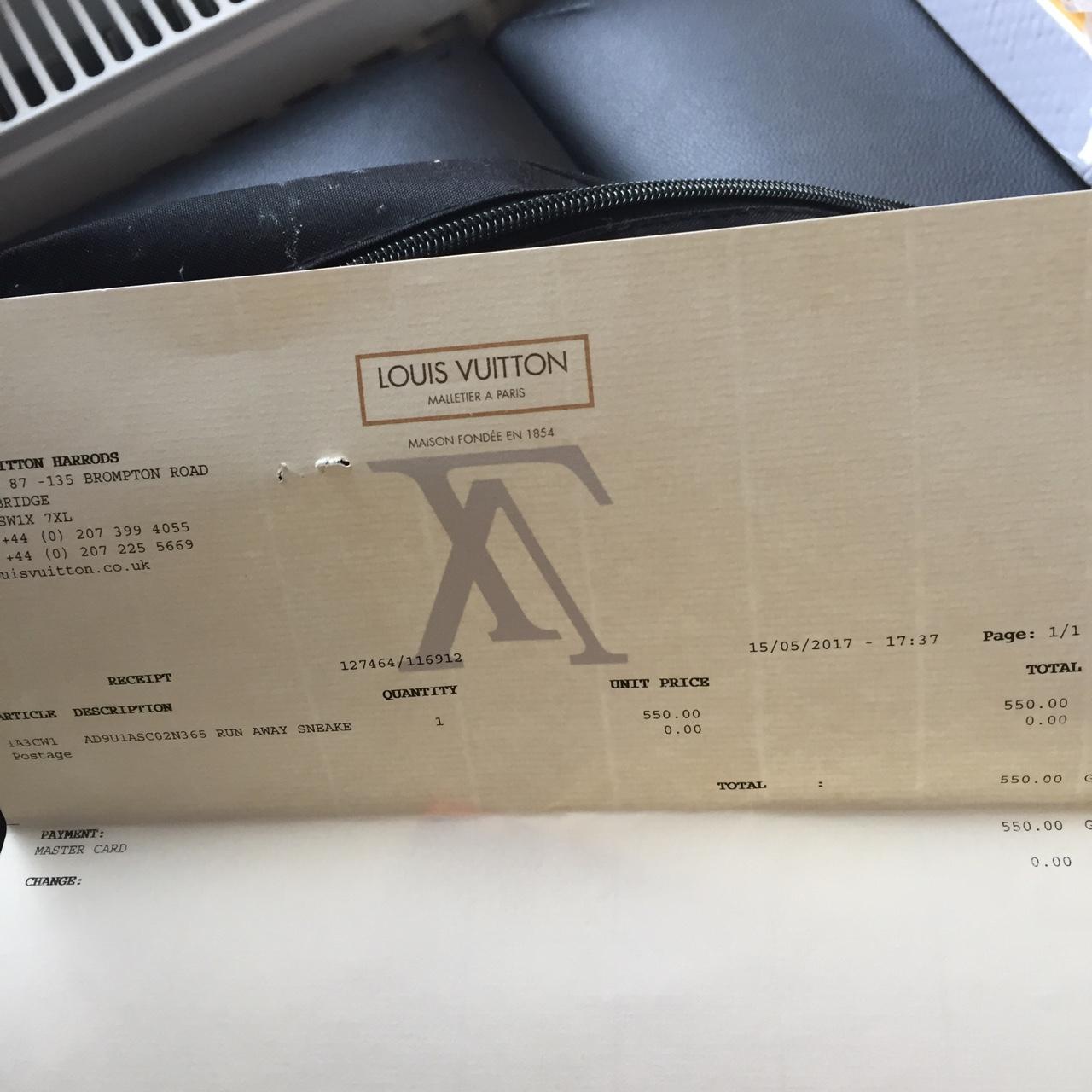 louis vuitton receipt holder 🧾 brand new, from the - Depop