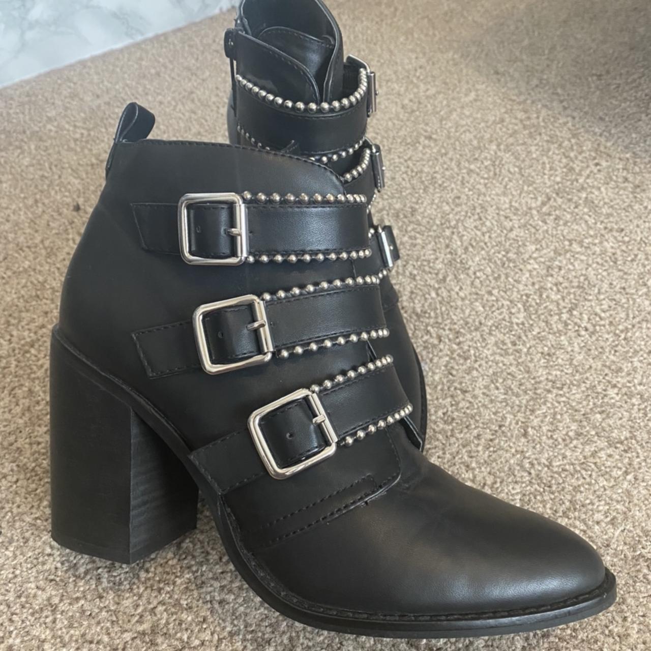 Steve madden clearance buckle booties