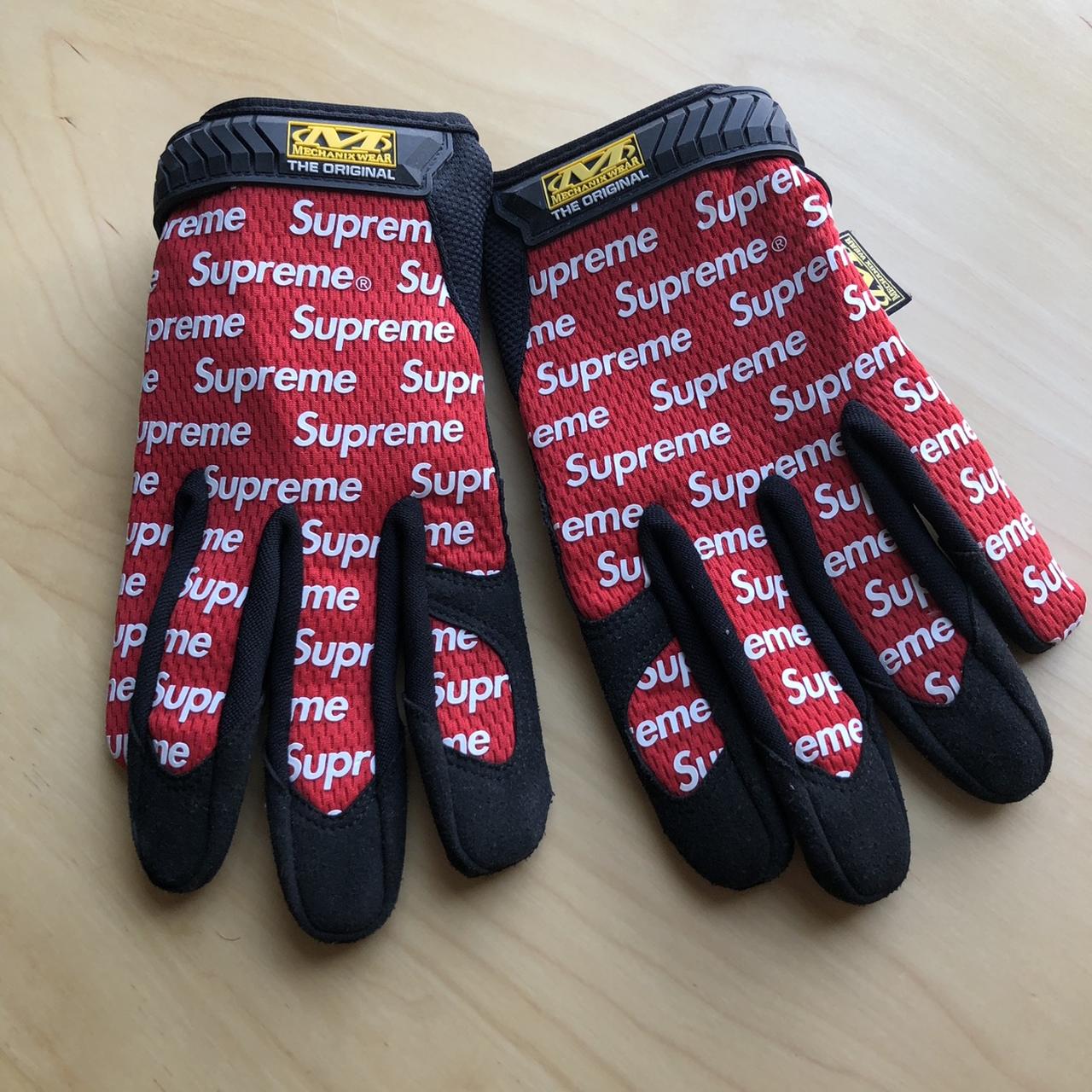 Supreme SS17 Mechanix Wear Gloves Red 🎈 Size: Medium - Depop