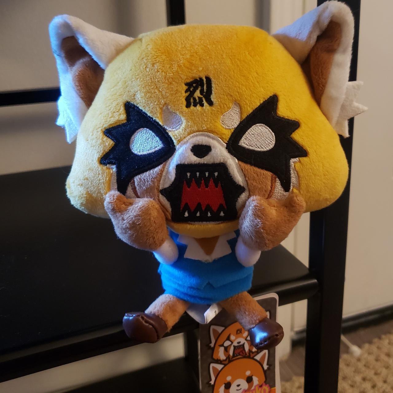 Angry Aggretsuko small Plush with tags #aggretsuko... - Depop