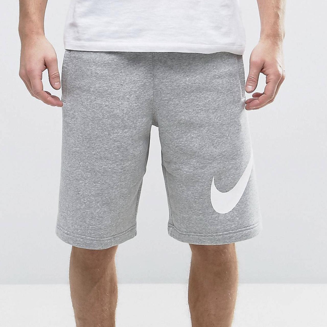 Grey nike jogger discount shorts