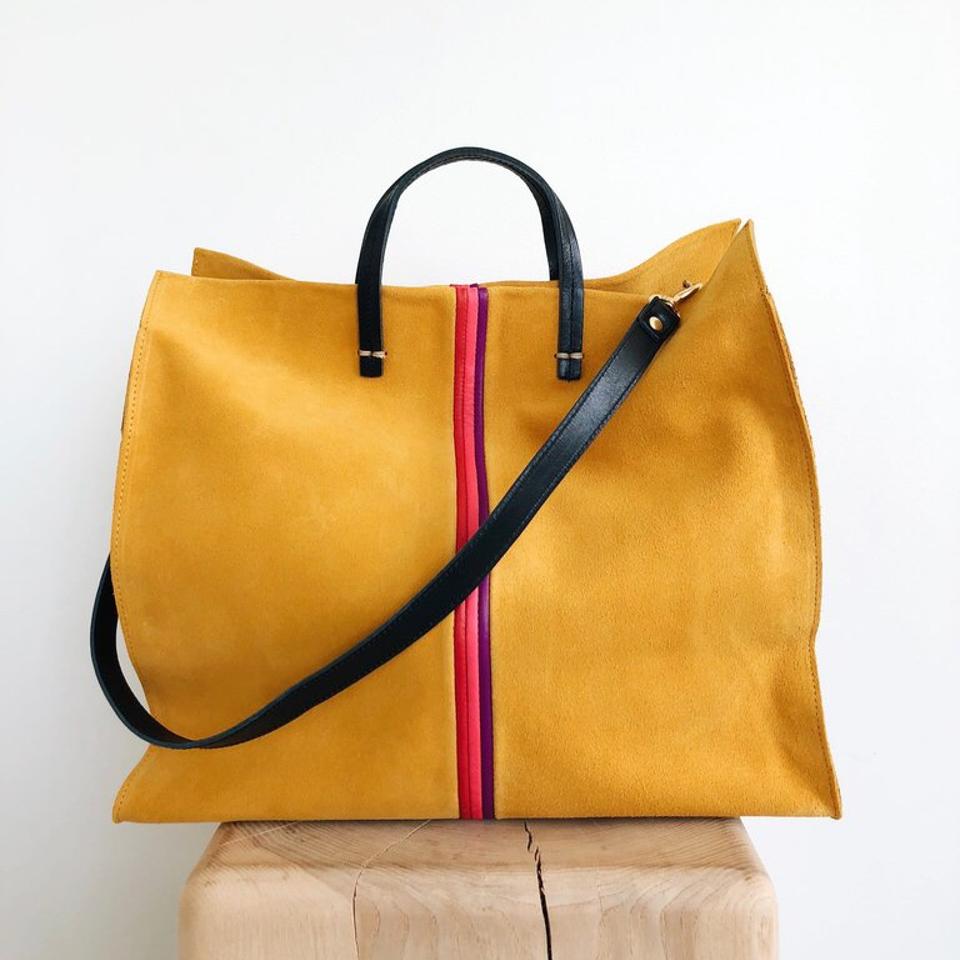 CLARE V shoulder bag with original purchase bag. - Depop
