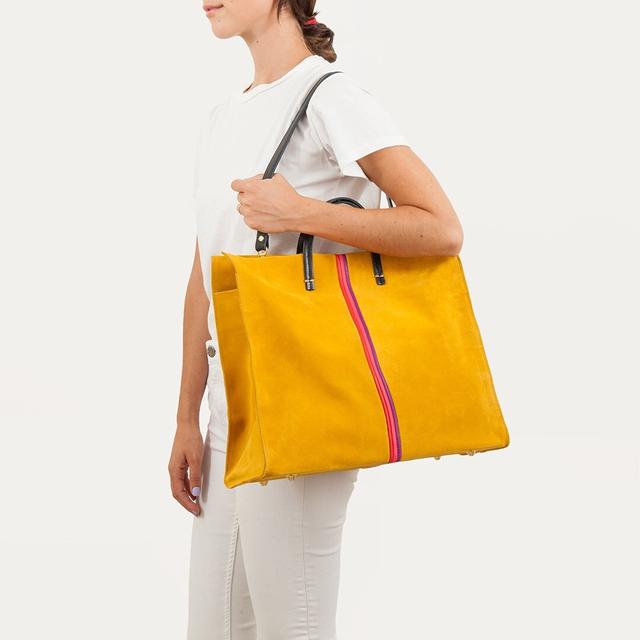 CLARE V shoulder bag with original purchase bag. - Depop