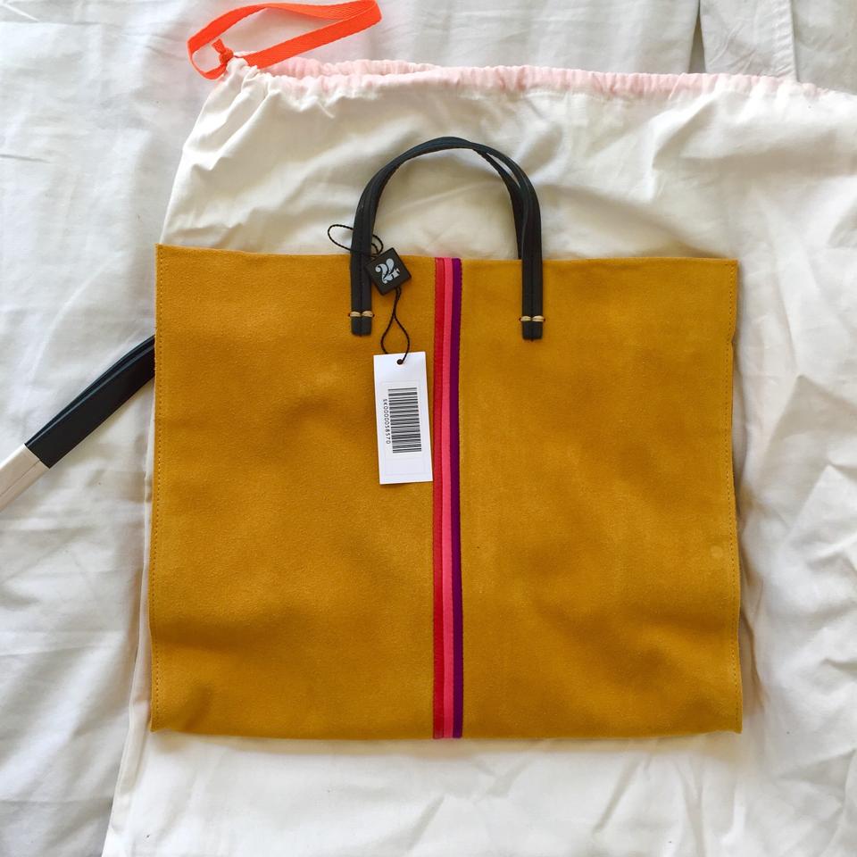 CLARE V shoulder bag with original purchase bag. - Depop