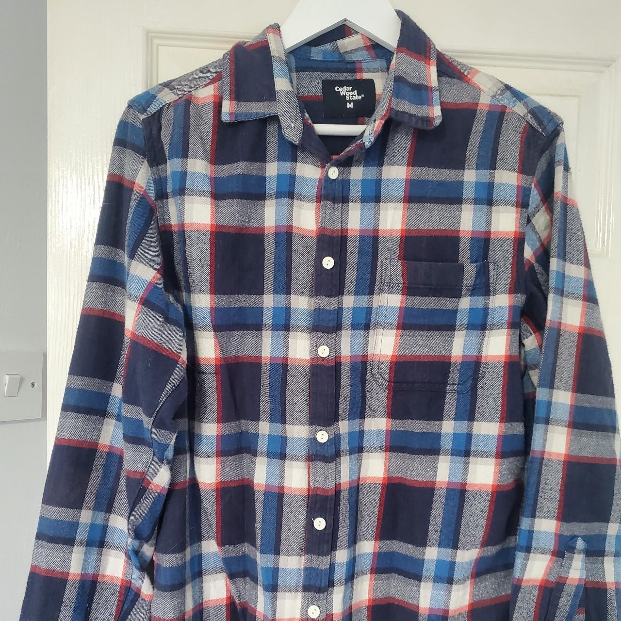 Mens Size medium flannel shirt. Quite thick and cosy... - Depop