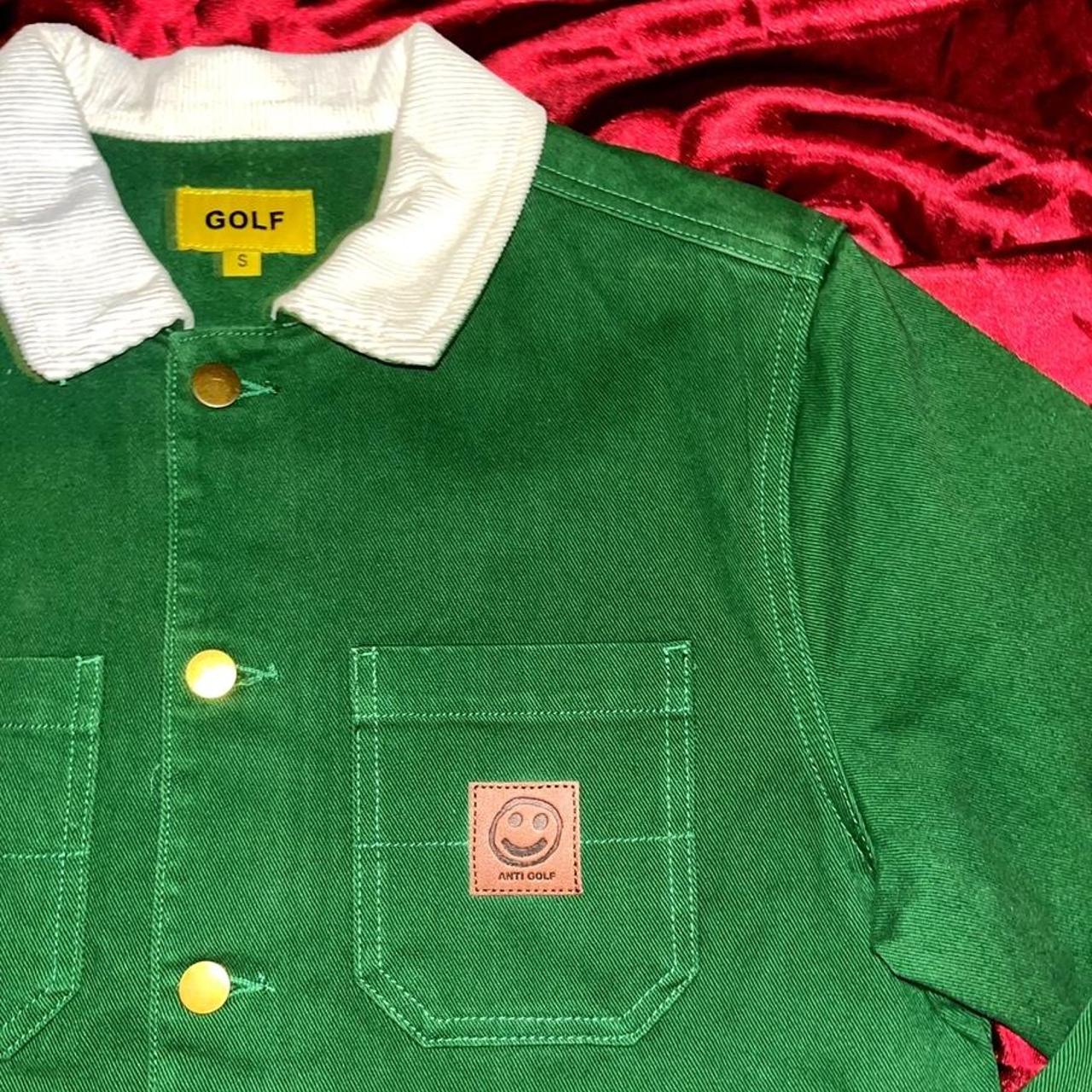 golf wang denim chore jacket bought at the golf... - Depop