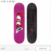 Supreme Cat in the Hat Skateboard Deck FW13 PINK... - Depop