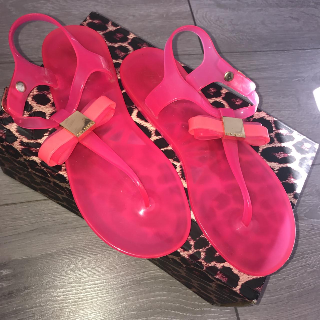 Ted baker discount jelly flip flops