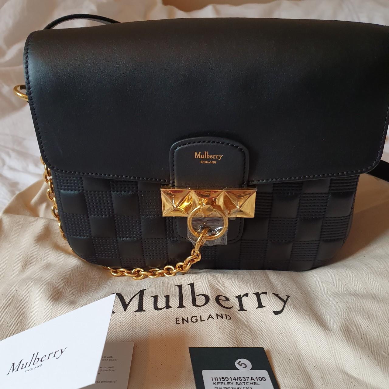 Mulberry Keeley quilted silky calf skin leather