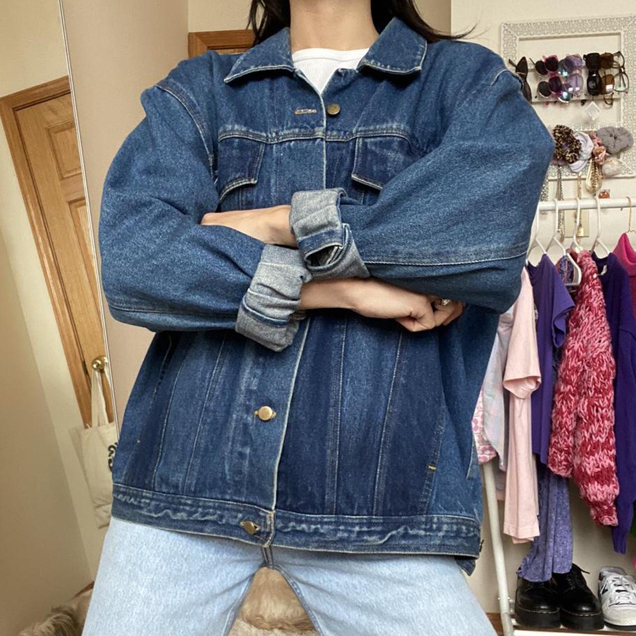 my all time favorite vintage dark blue wash denim... - Depop