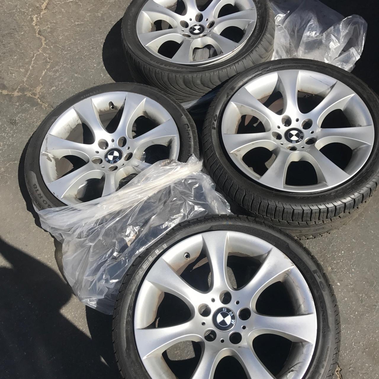 This is for a set (4) of BMW E60 5 series OEM RIMS .... | Depop