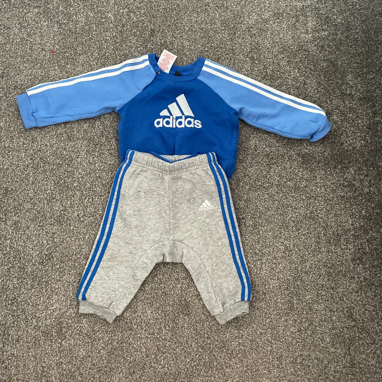 Toddler Adidas blue and grey tracksuit, Size