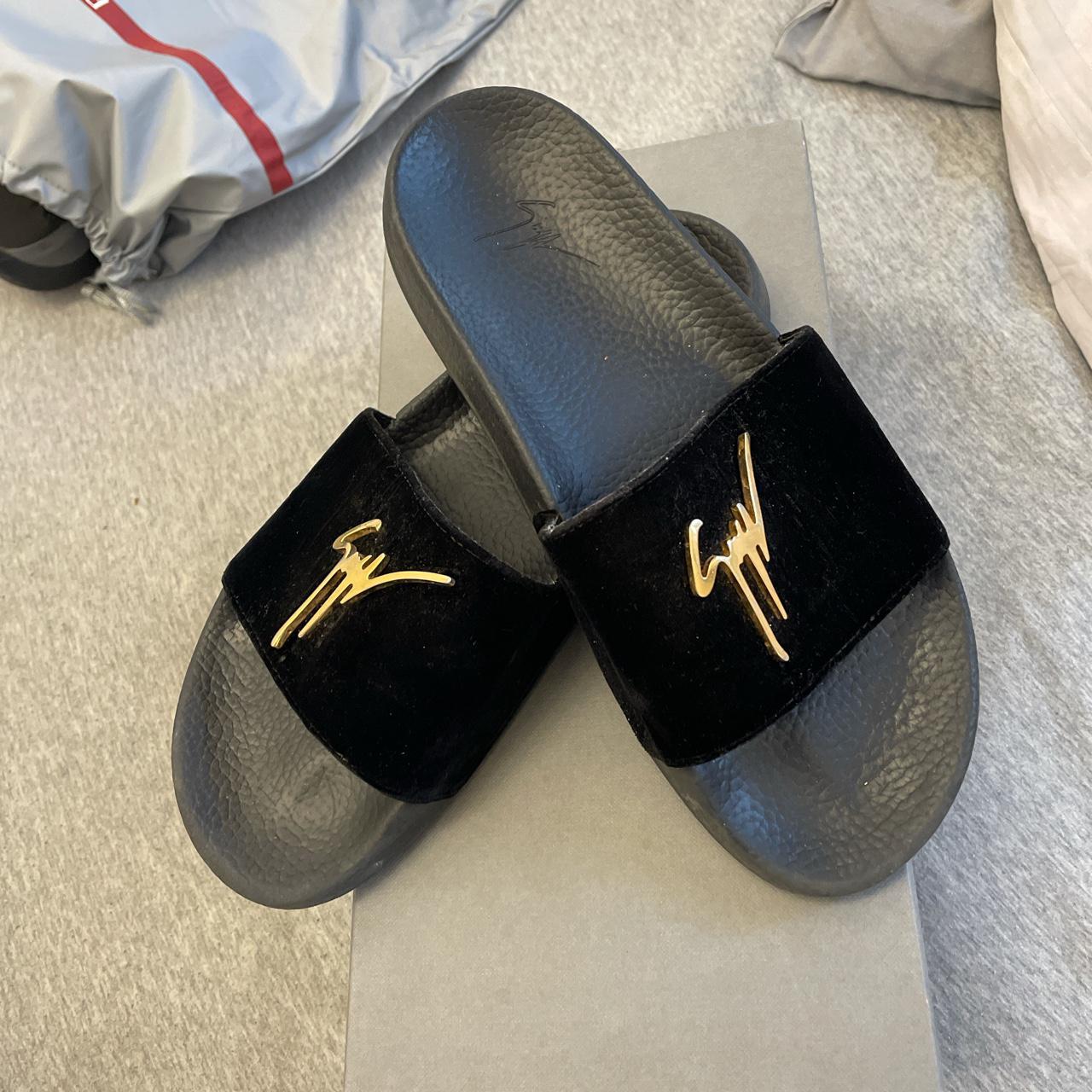 Giuseppe sliders - comes with original box and dust... - Depop