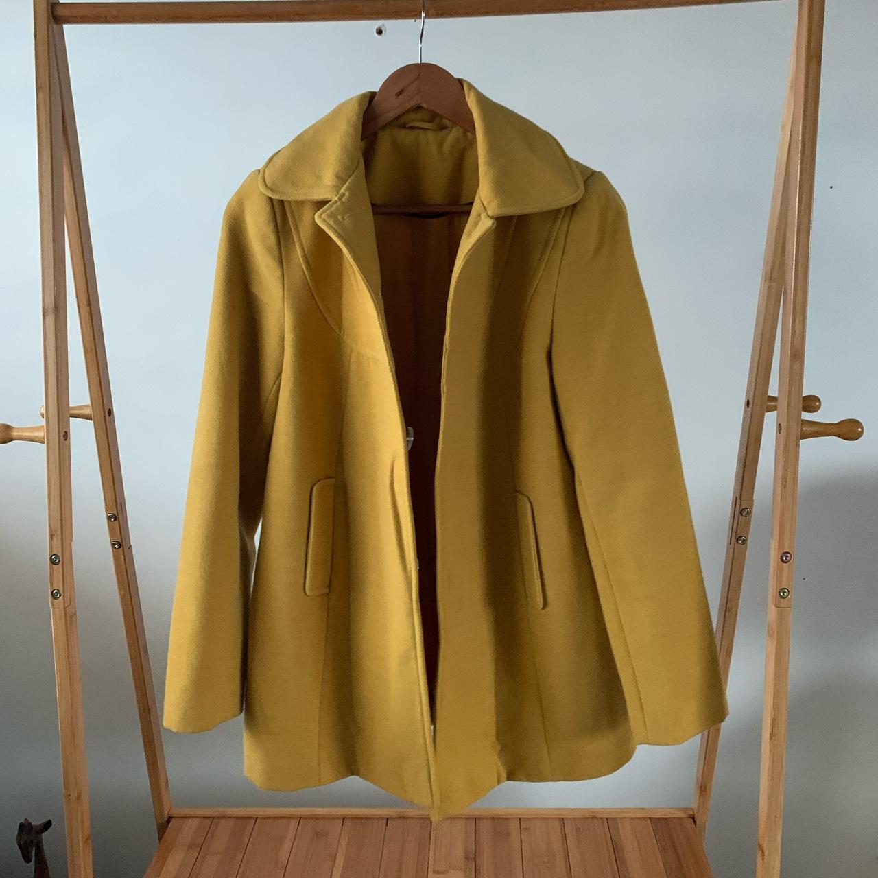 F&f mustard coat best sale