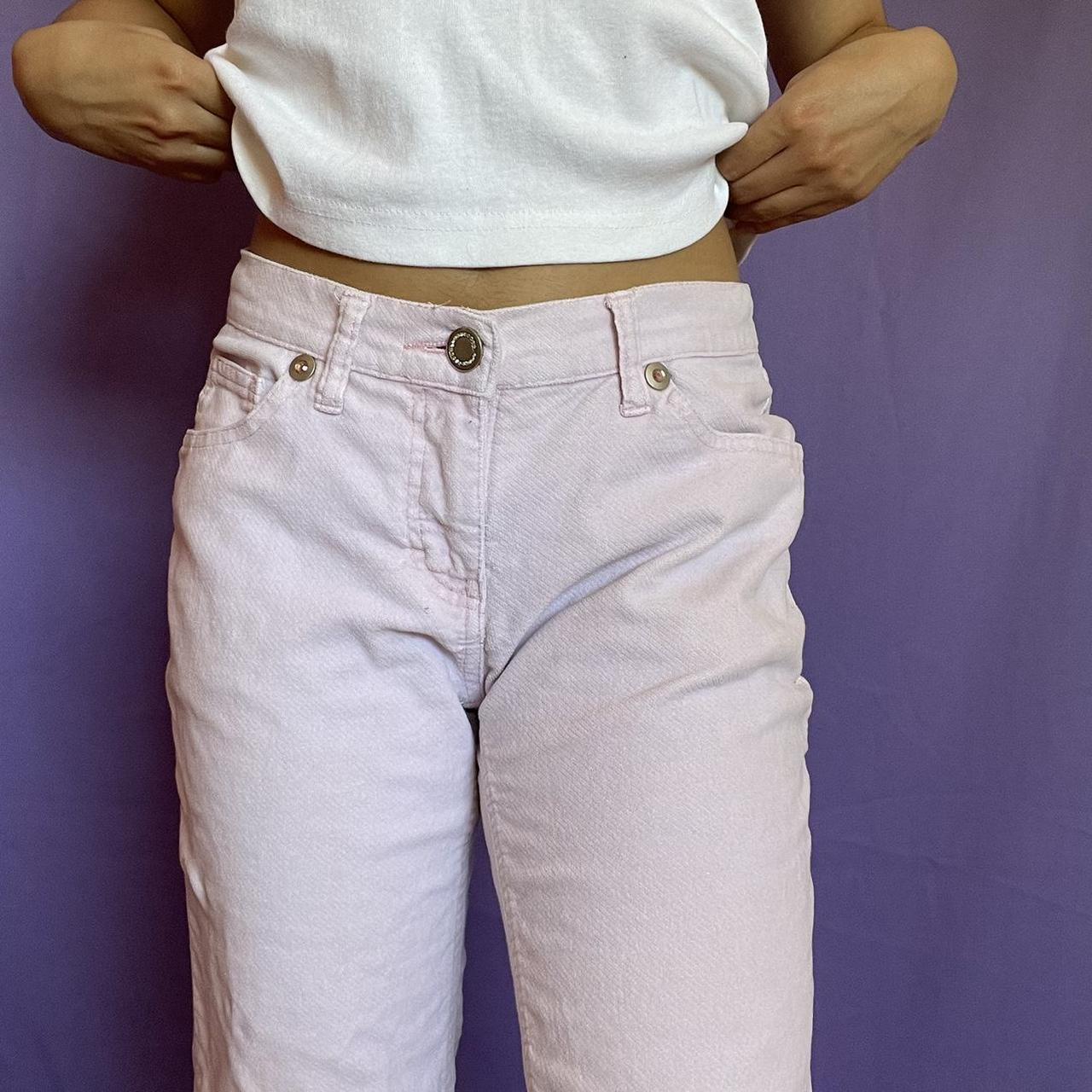 No Boundaries Women s Pink Trousers Depop no-boundaries-women-s-pink-trousers-depop