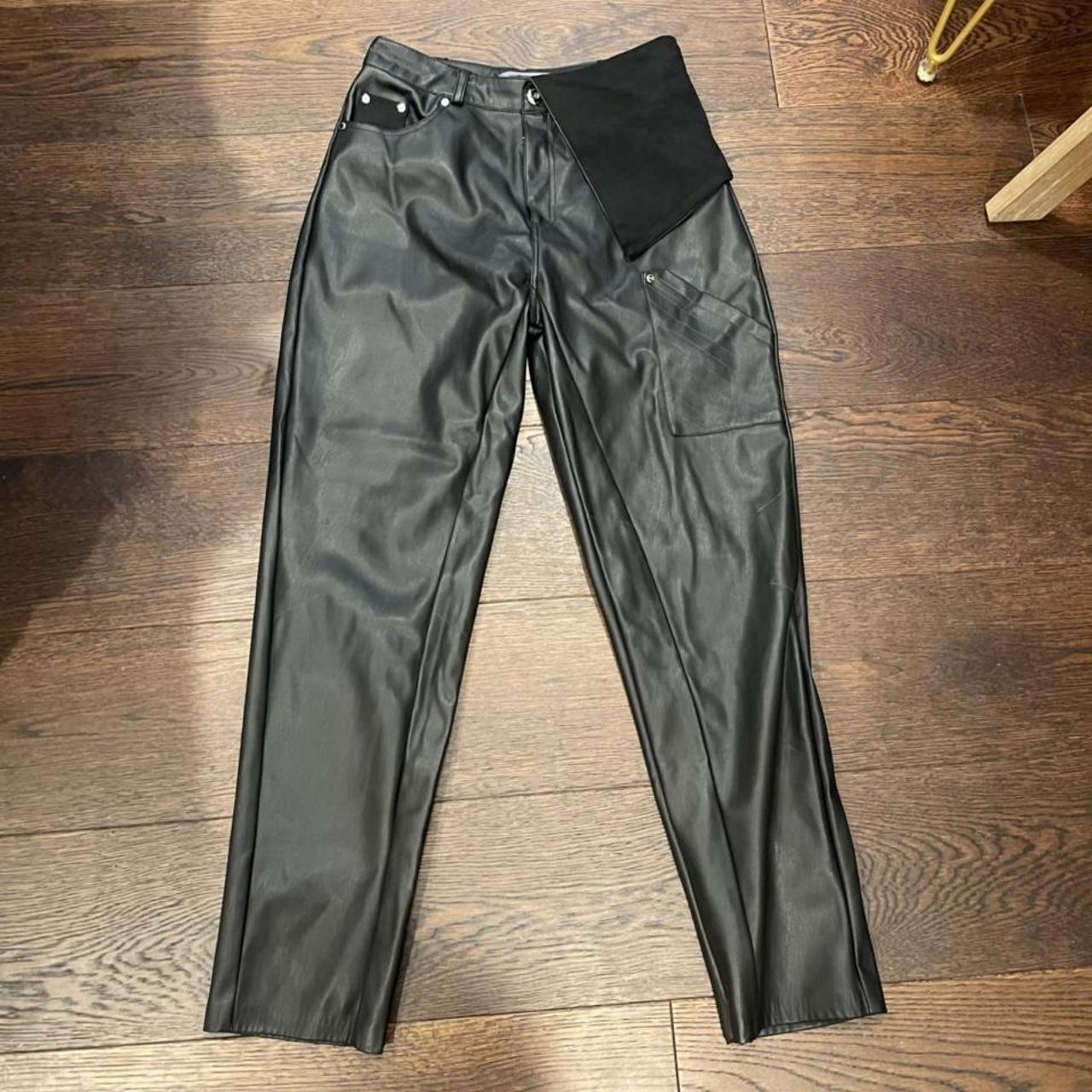 Maniere de Voir black leather pants. Super dope... - Depop