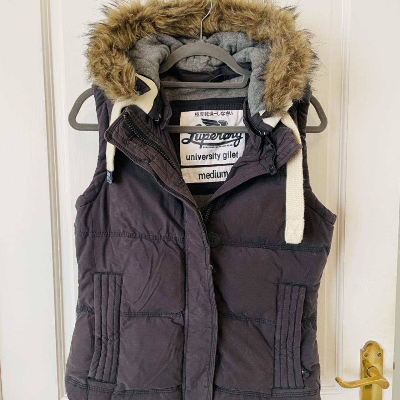 SuperDry University Gilet Body Warmer Women’s Size... - Depop