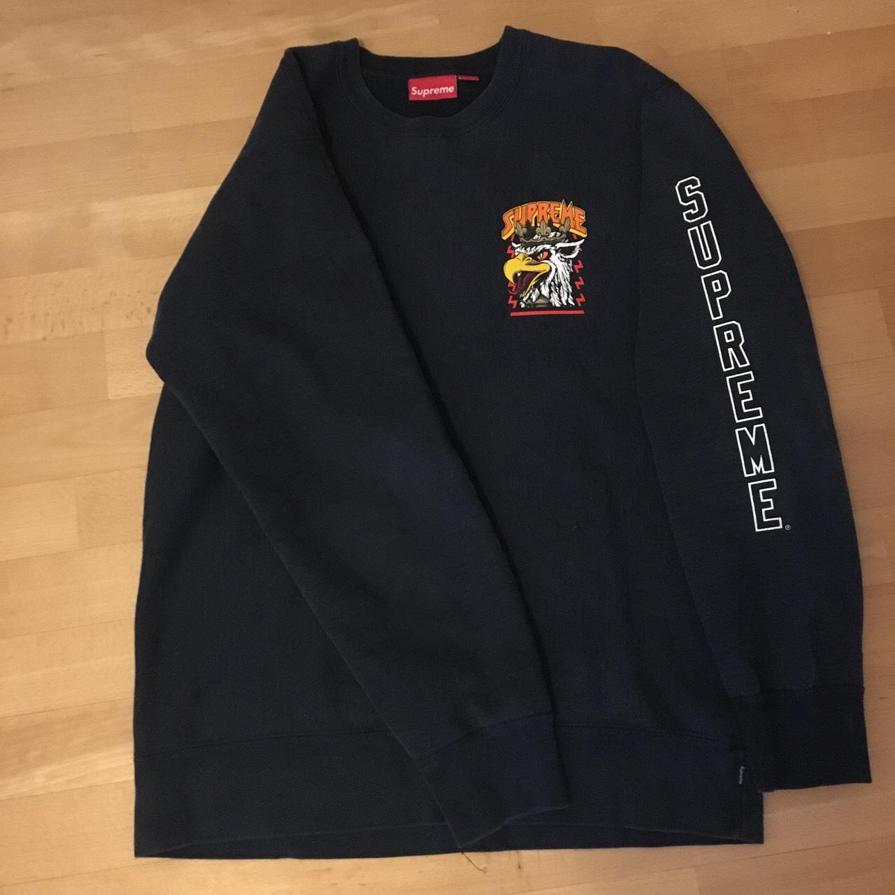 Supreme x sean cliver the griffin crewneck black - Depop