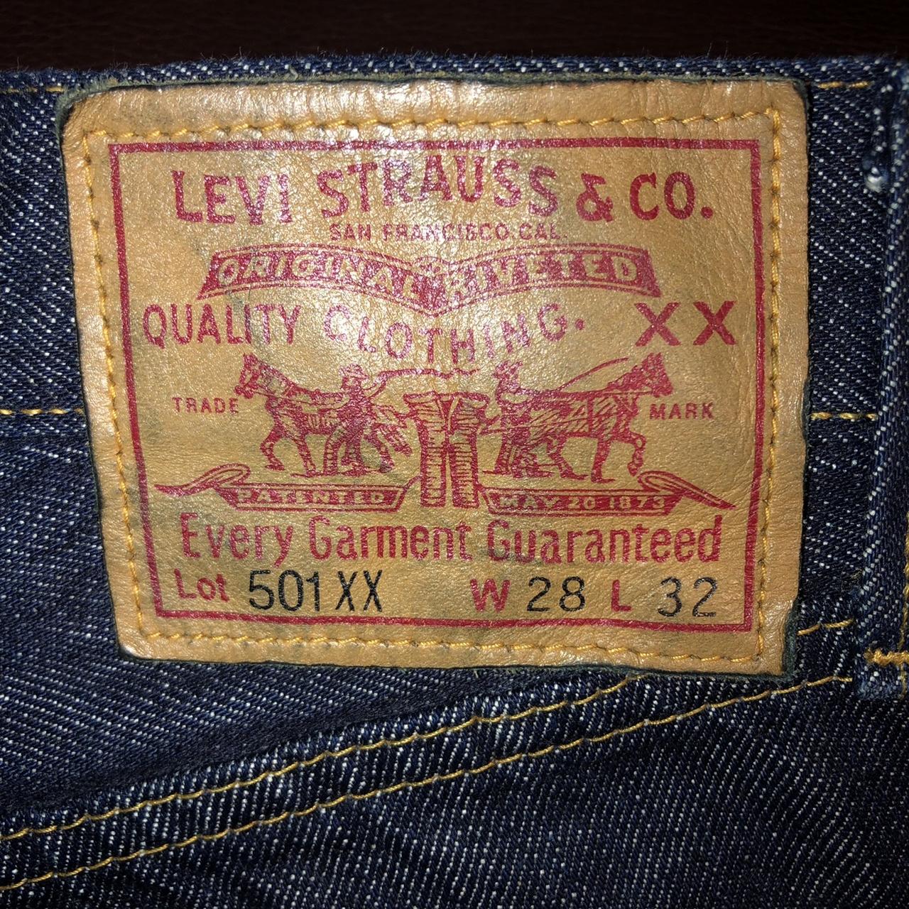 Levis Vintage Clothing LVC 501xx Retro Selvedge - Depop