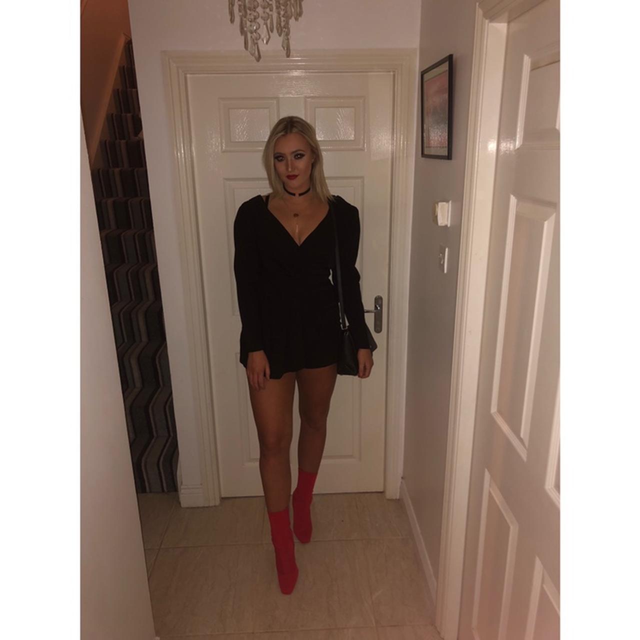 Selling my black wrap playsuit from River Depop