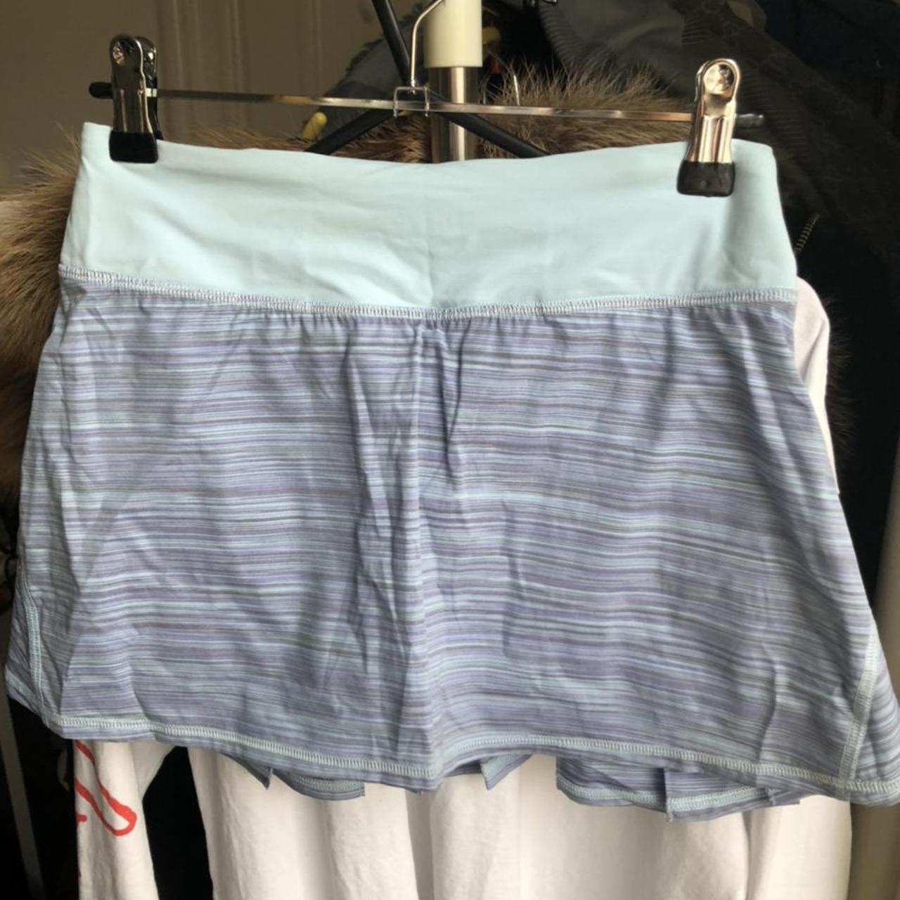 #lululemon #skirt #lightblue #pleated ON HOLIDAY... - Depop