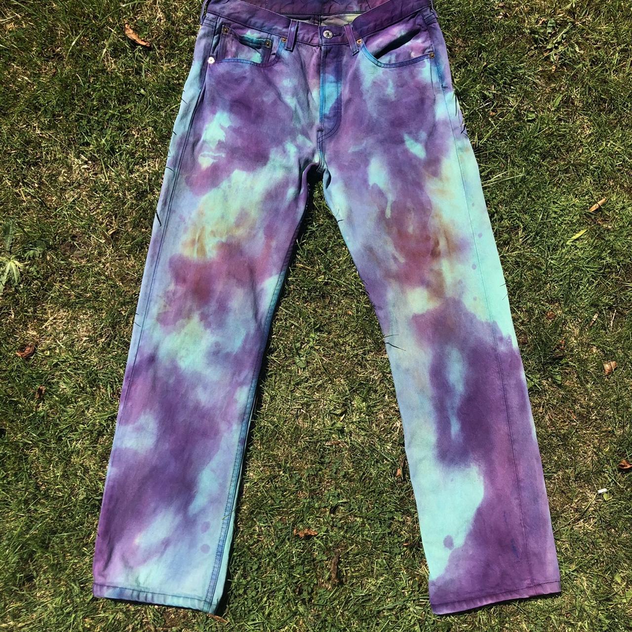 Hiraeth ‘nebula’ Denim Tie dye jeans, this is an... - Depop
